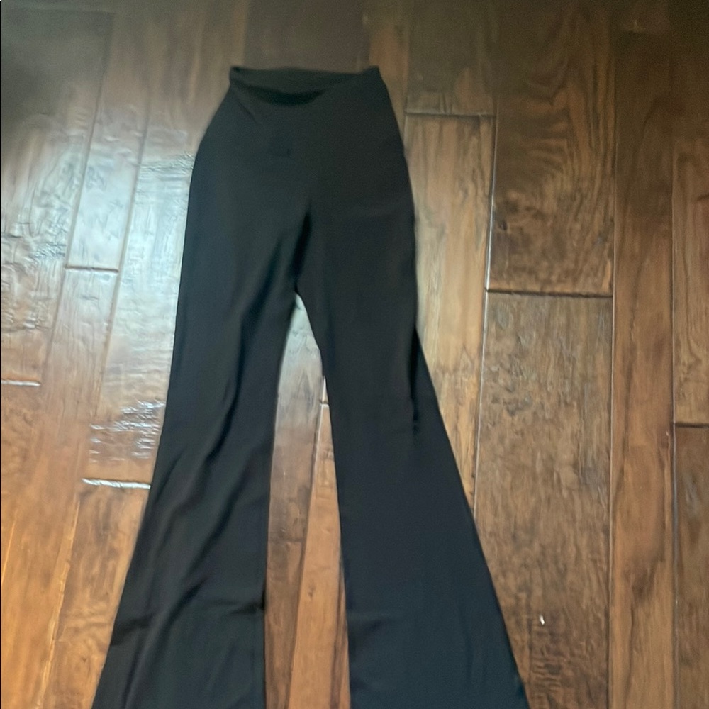 Lululemon Athletica Black Flare Jumpsuit
